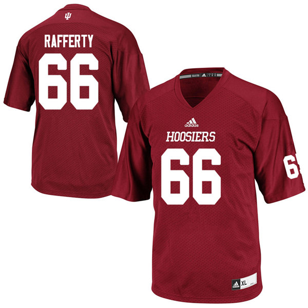 Men #66 Aidan Rafferty Indiana Hoosiers College Football Jerseys Sale-Crimson